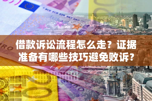 北京借款诉讼流程怎么走？证据准备有哪些技巧避免败诉？