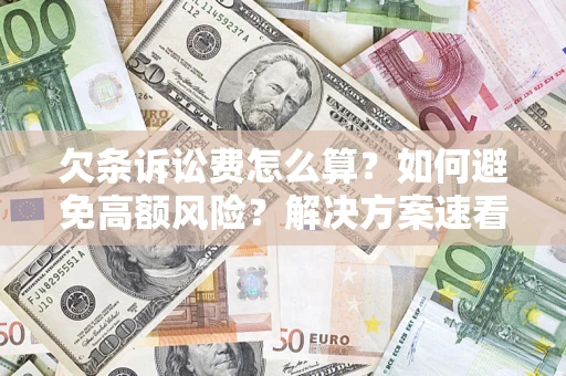 北京欠条诉讼费怎么算？如何避免高额风险？解决方案速看！