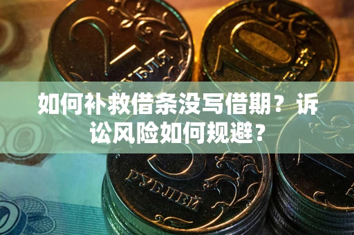 北京如何补救借条没写借期？诉讼风险如何规避？